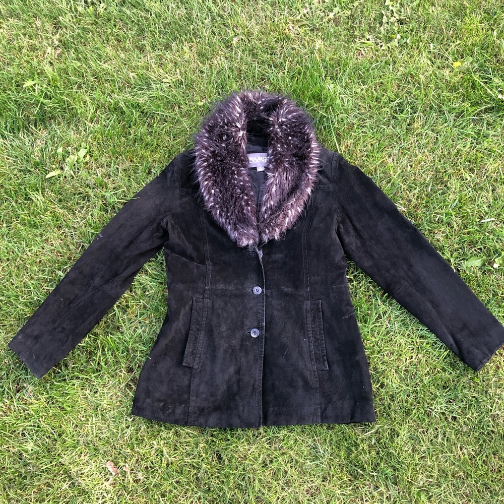 Black suede Wilson Jacket